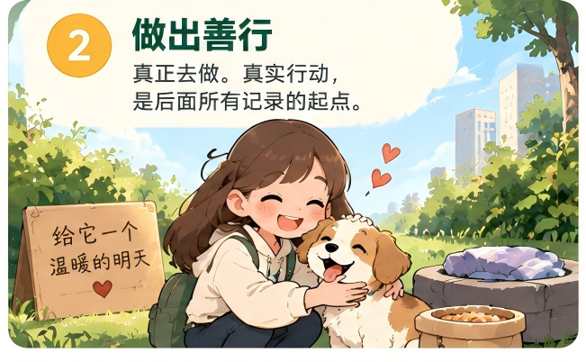第二步：做出善行