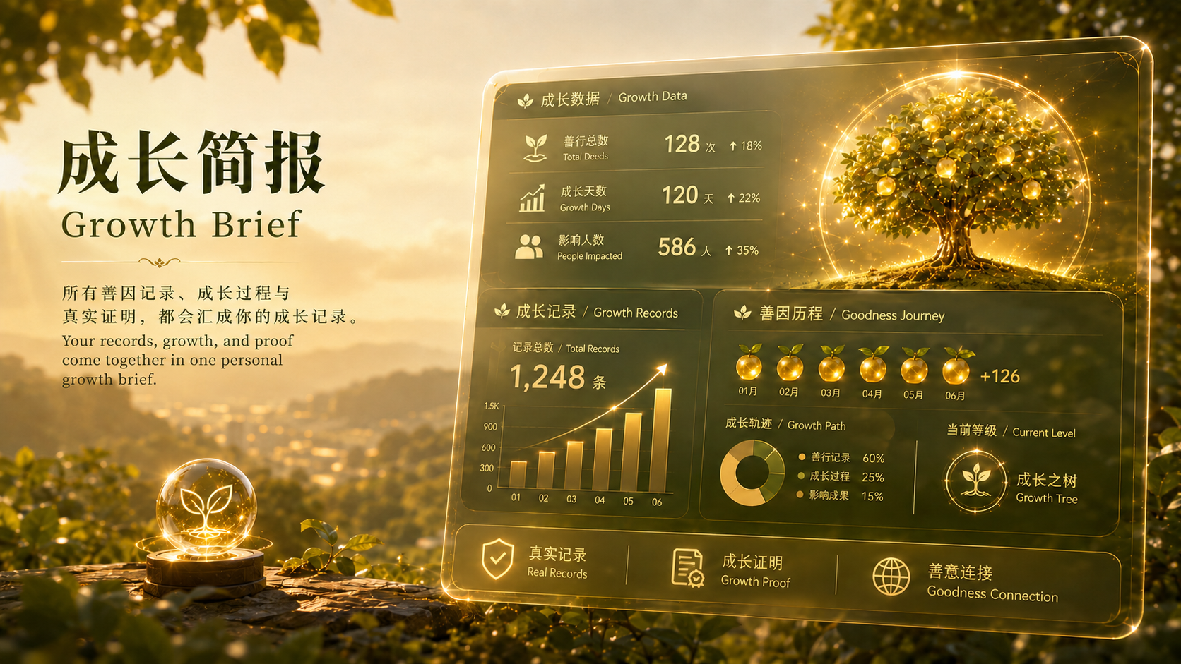 成长简报，让一路走来的善行与成长看得见